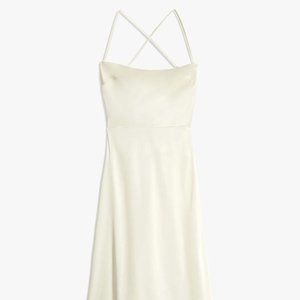 WeWoreWhat Tie Back Midi Dress